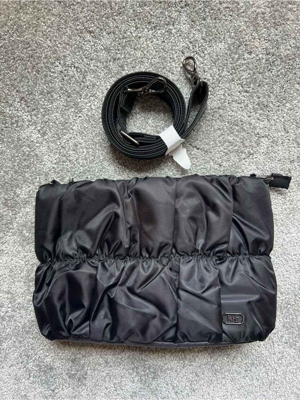 Lug Flounce Black NWOT